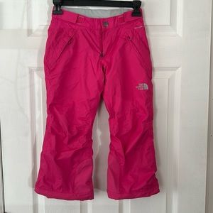 Little girls north face ski pants